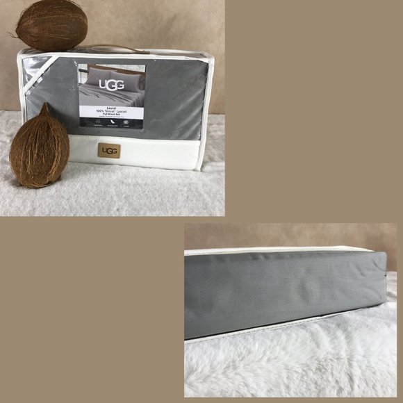 UGG Other - UGG Home 100% Natural Tencel Silky Bed Sheets Seal Solid Gray FULL SHEET SET